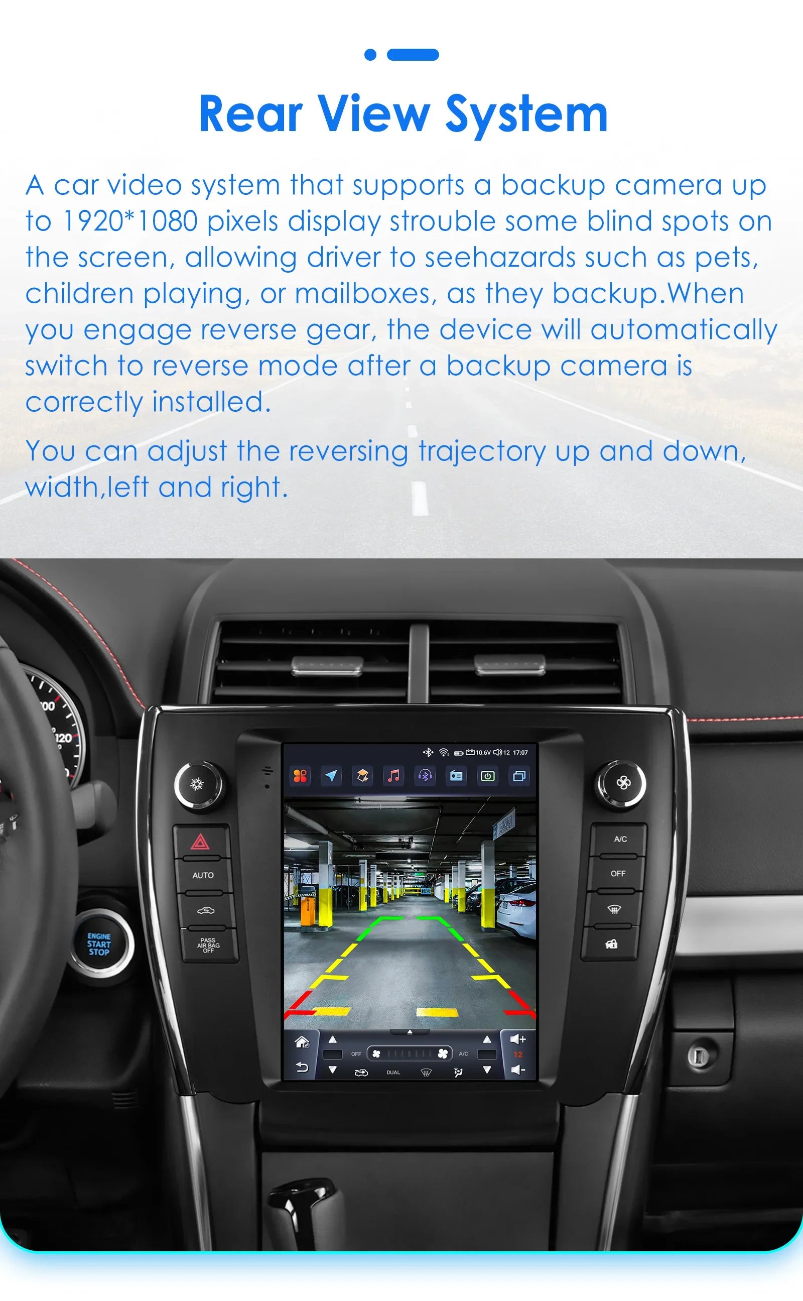 9.7"7862 Android 13 Car radio multimedia player For Toyota Camry 2015 2016 2017 4G Carplay