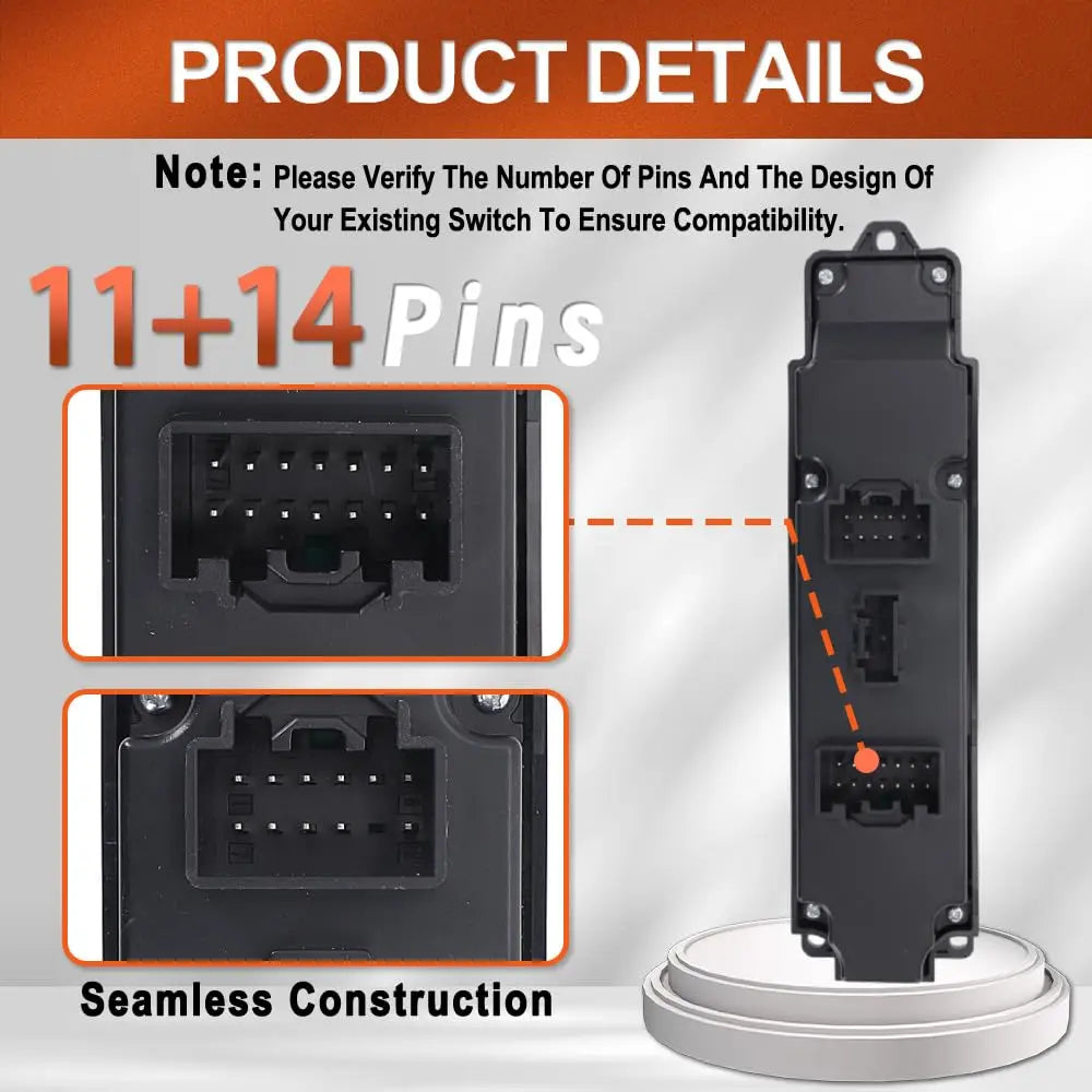 Driver Side Power Window Switch For Mazda 2 M2 2007-2013 DF73-66-350B Electric P for Mazda DF73 M2 2007-2013 - Automotiv