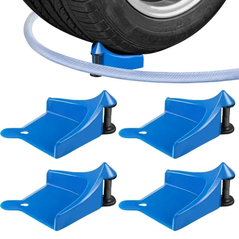 Universal Car Washing Water Pipe Car Hose Slide Tire Wedge Wash Tube Anti Pinch Tools Portable T - Automotive LED Light