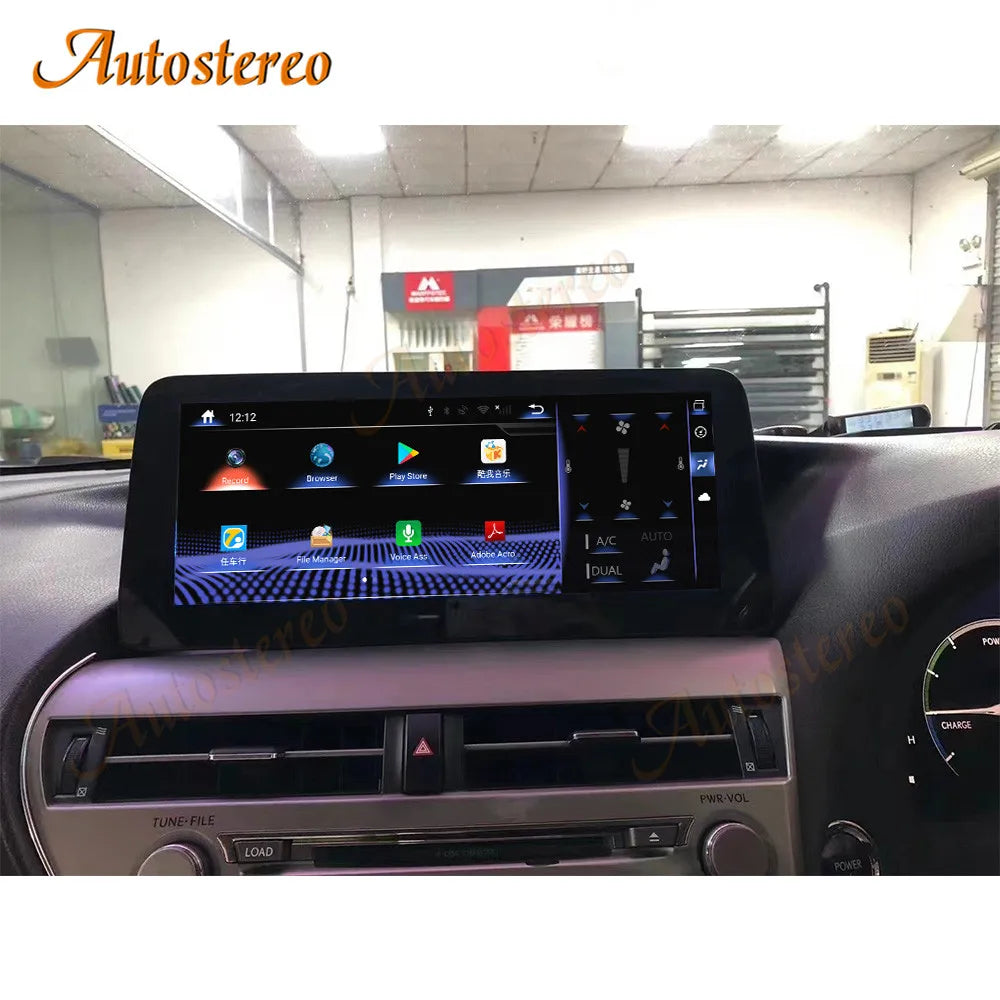 12.3 Dual System Qualcom Carplay Android13 For Lexus RX270 RX350 RX400 Car GPS Navigation
