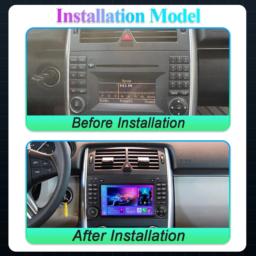 Android 16 Car Radio For Mercedes Benz B200 A B Class W169 W245 Viano Vito W639 Sprinter W | AUTOKITSHOP
