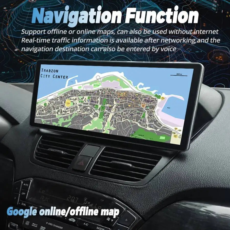 Android15 Stereo GPS Navigation For Honda Acura MDX 2007-2013 Multimedia Video Player 12.3 | AUTOKITSHOP