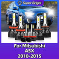 LED Bulbs Car Headlights Lamps 10000Lm COB Chip Auto Headlamps 6000K White 12V For Mitsubi