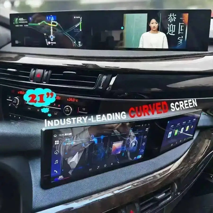 Screen Radio 21inch For BMW 5 Series F10 F11 X5 X6 NBT 2011-2018 Android GPS Multimedia Ca | AUTOKITSHOP
