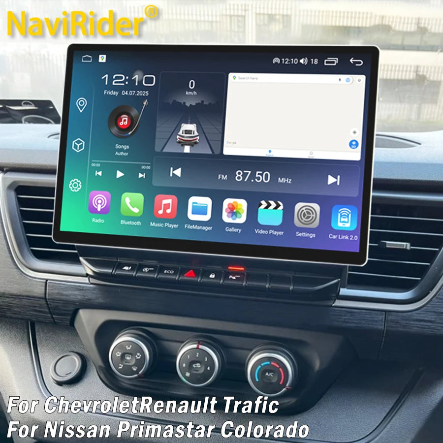 12.5" For Nissan Primastar For Renault Trafic 2019 - 2025 2K Car Radio 2 Din Android Carpl