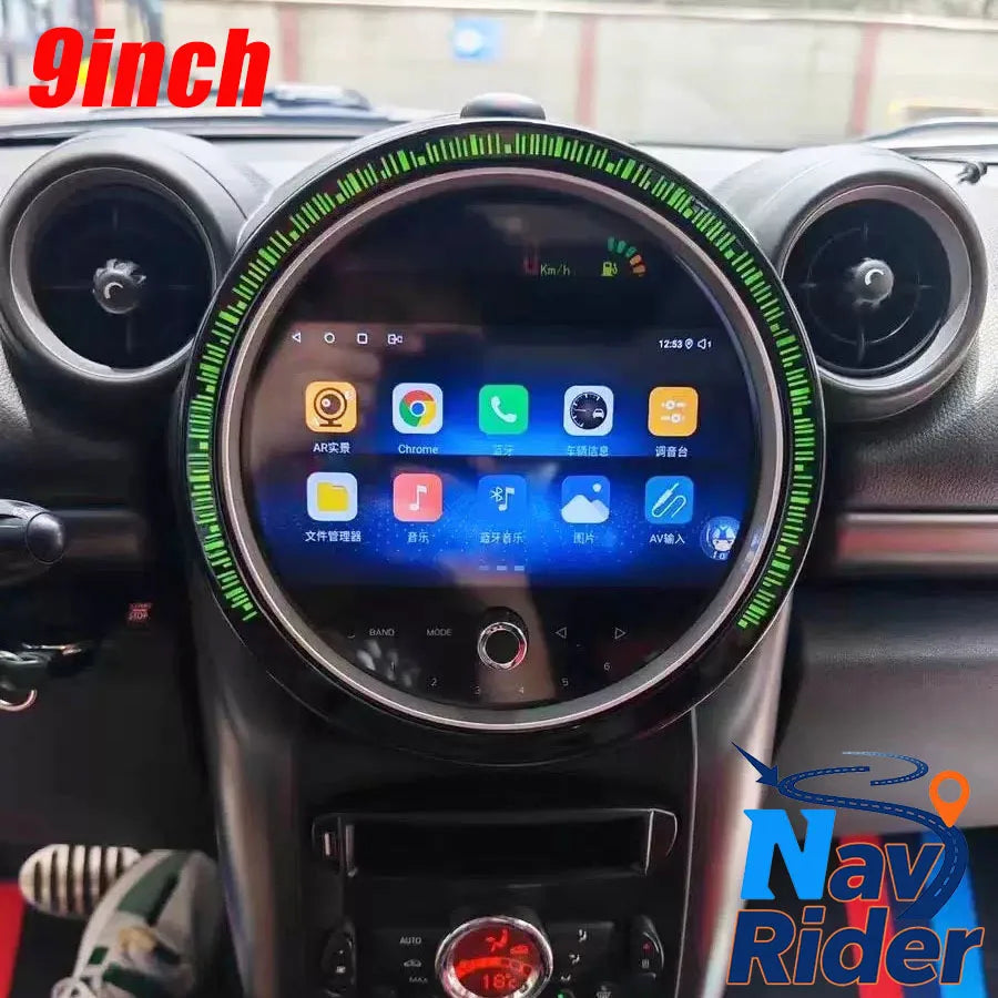 9" For BMW Mini Countryman R60 R54 Mini Cooper Player Carplay Navigation Android Screen Ra