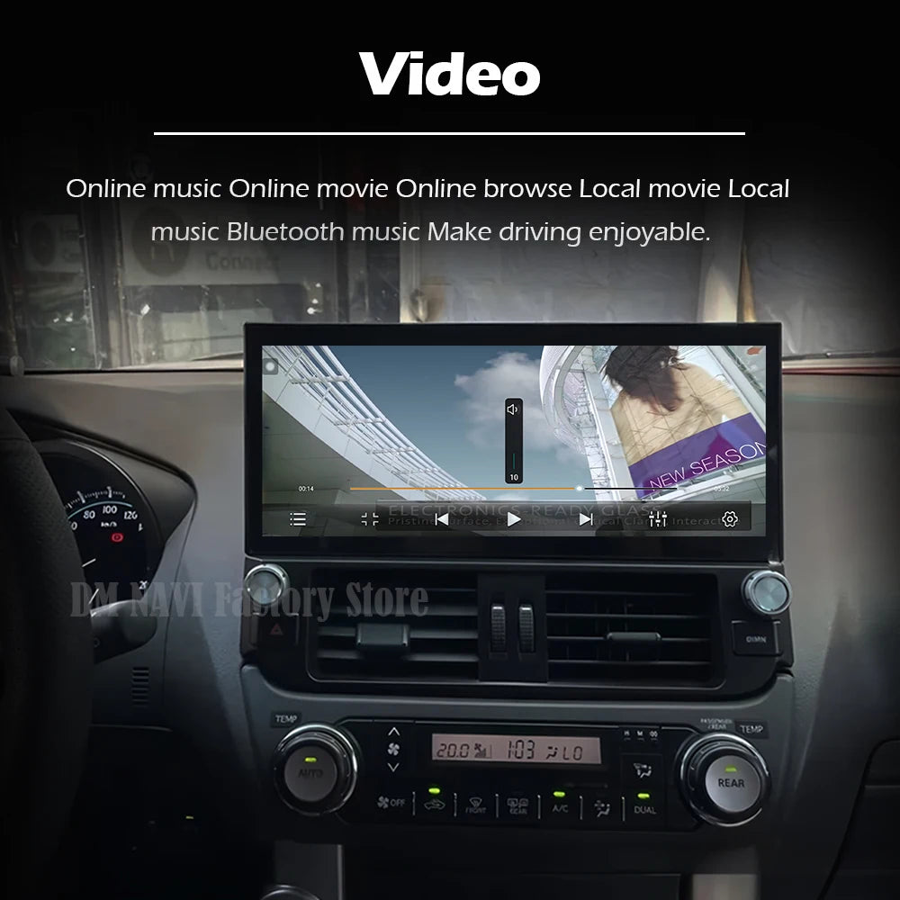 Android 14 For Toyota Land Cruiser LC200 2007 - 2022 Car Radio Multimedia Navigation GPS 4