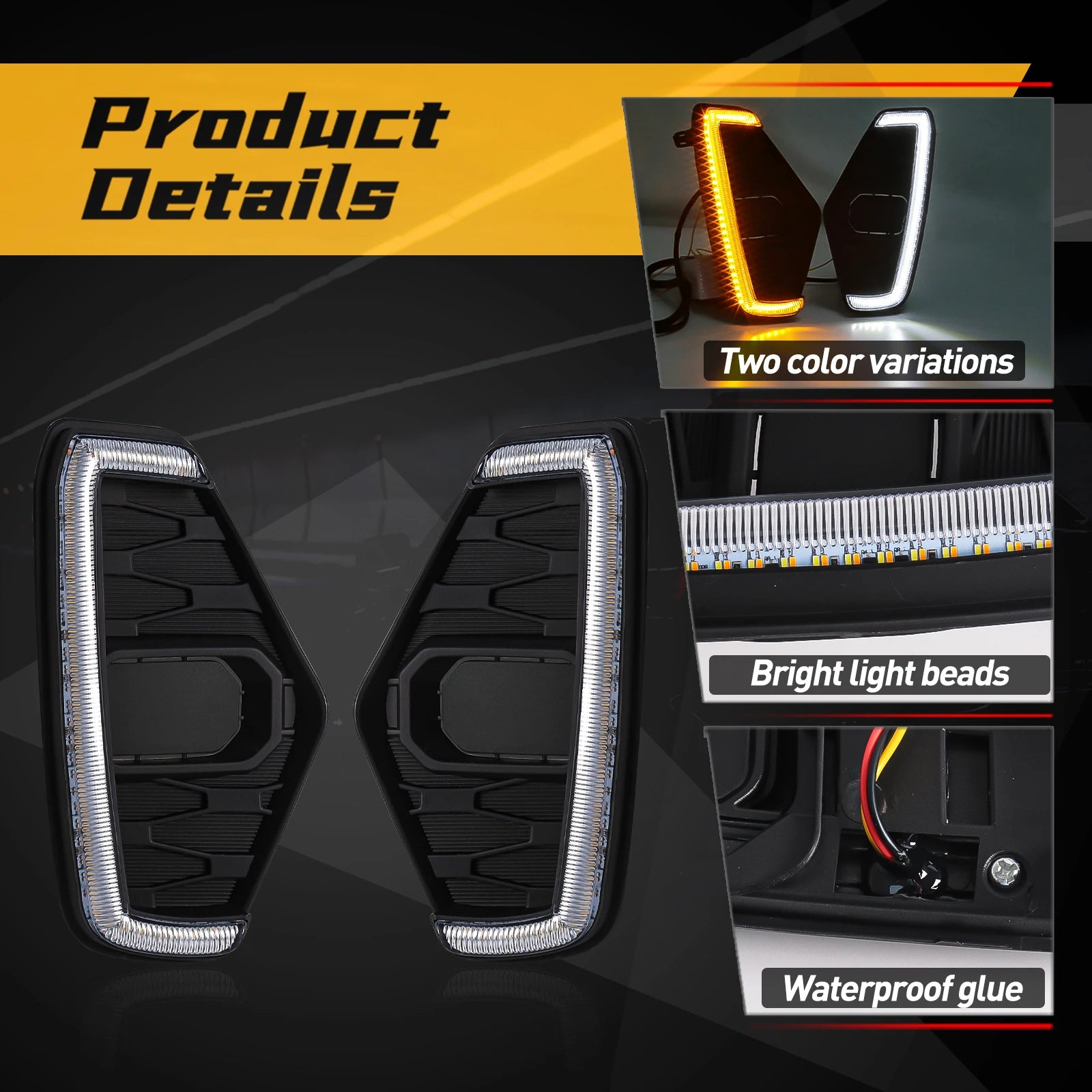 LED Fog Lamp DRL Daytime Running Light For Nissan Navara NP300 Frontier 2020 2021 2022 Dri | AUTOKITSHOP