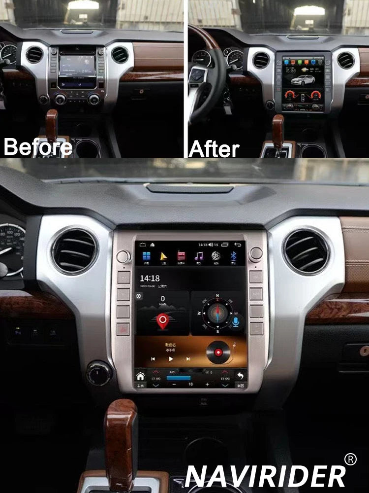 12.1" Car Radio Android Screen For Toyota Tundra 2015-2020 256GB Stereo Multimedia Video P