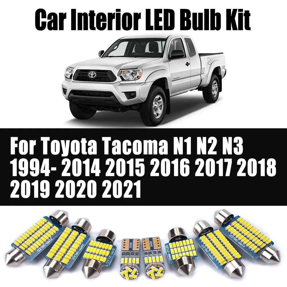 LED Interior Light Kit for Toyota Tacoma N1 N2 N3 1994- 2019 - Canbus Dome Map Door Trunk Bulbs | AUTOKITSHOP