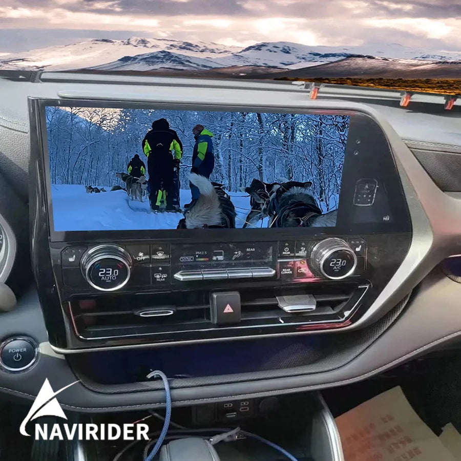Carplay For Toyota Highlander Crown Kluger 2022 Car Radio 1920x1200 Android 14 System Wifi | AUTOKITSHOP