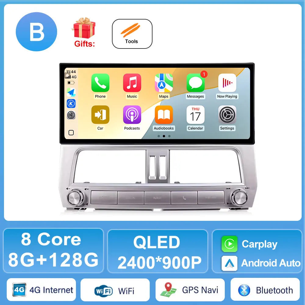 Toyota Land Cruiser Prado 150 2018-2022 Android CarPlay Stereo GPS DSP | AUTOKITSHOP