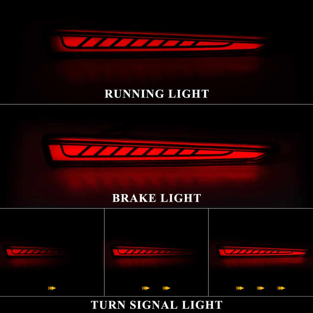 For Toyota Raize 2019 2020 2021 2022 LED Rear Bumper Reflector Light Auto Brake Warning La | AUTOKITSHOP