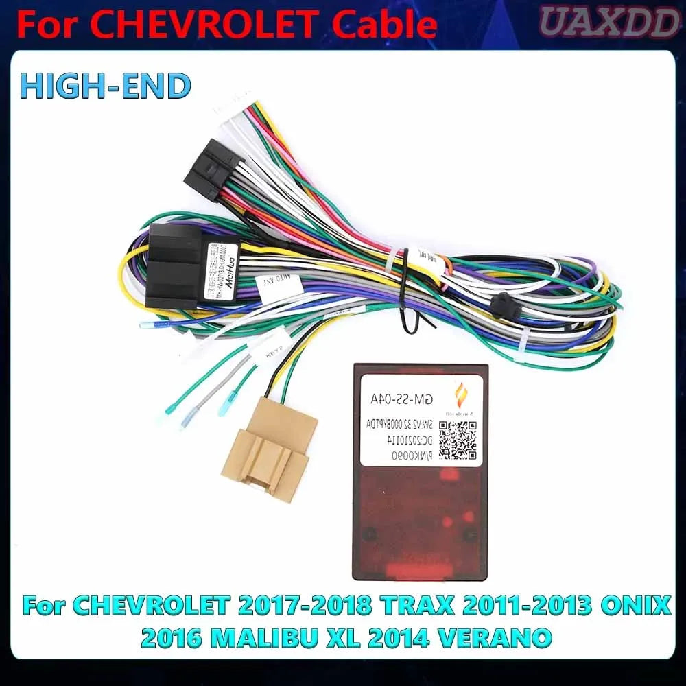 For CHEVROLET 2017-2018 TRAX 2011-2013 ONIX 2016 MALIBU XL 2014 VERANO 2 Din Car Cable Vid