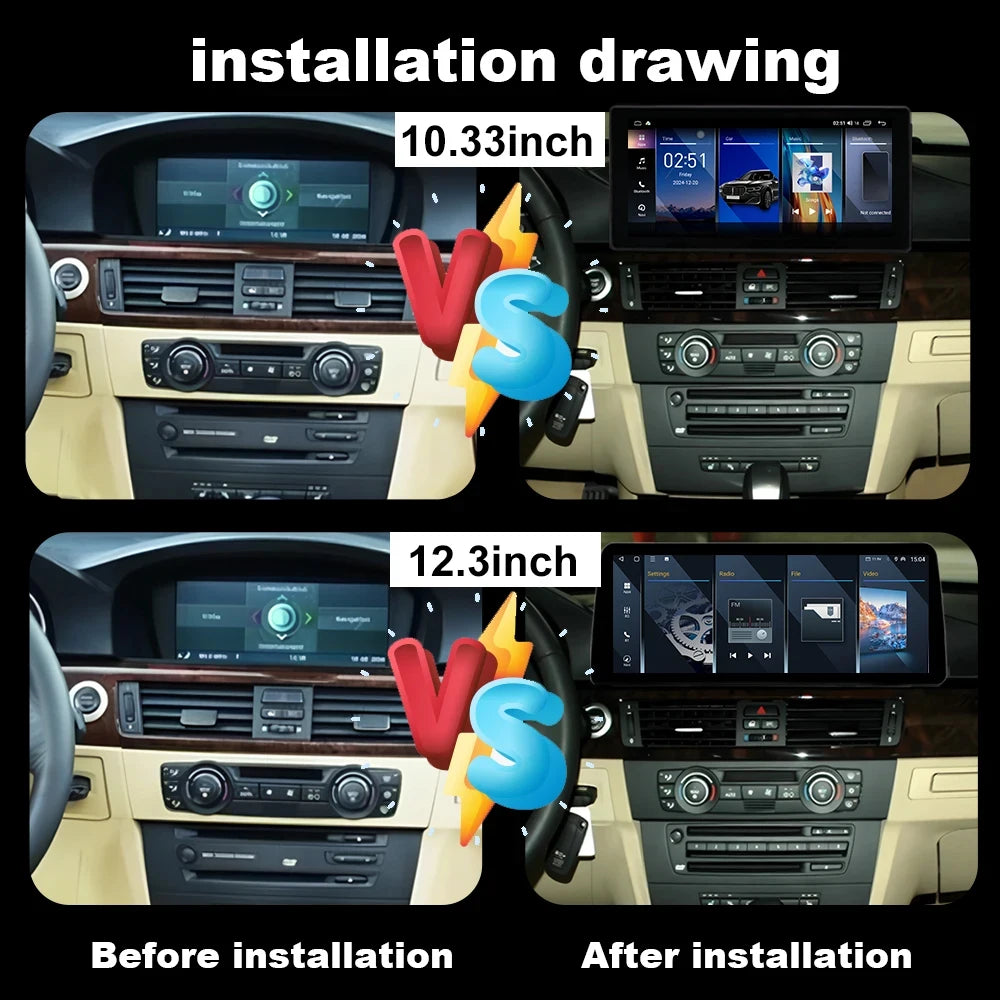 Wireless Carplay DSP For BMW 3 Series E90 E91 E92 2004-2008 2009-2012 CCC CIC System Andro