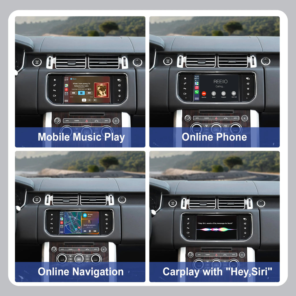 For Land Rover Jaguar Bosch Discovery4 Evoque Freelander2 XE XF XJL Wireless Carplay Andro