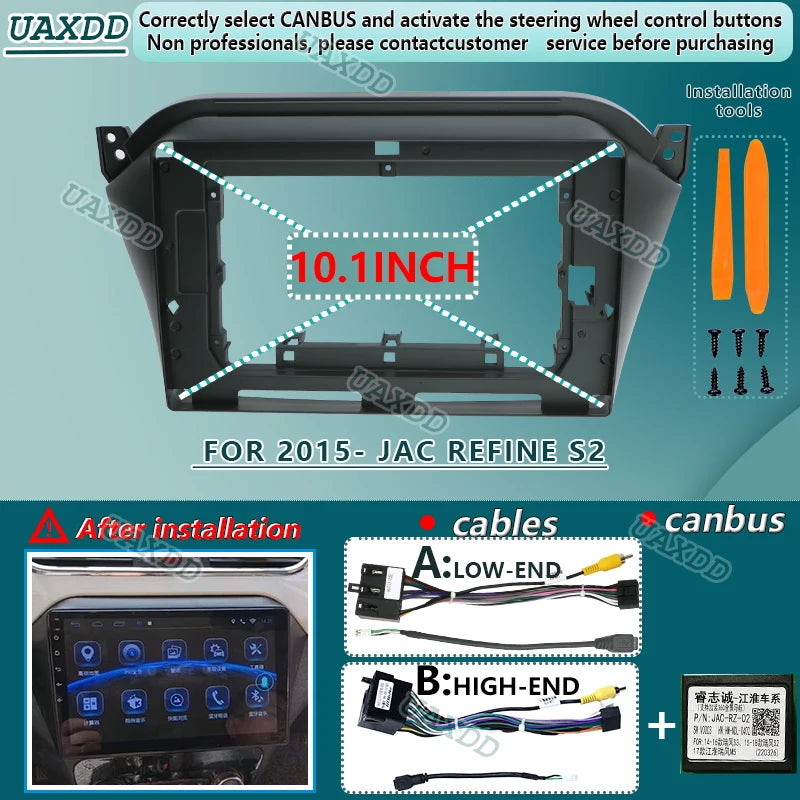 FOR 2015 JAC REFINE S2 10INCH Car Radio Android DVD CD Stereo Audio Screens GPS Play Navig