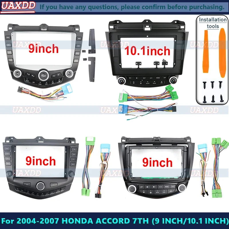 9 10.1 Inch Adapter Android Dash Fitting Panel Kit Car Radio Player Fascias Frame for Hond