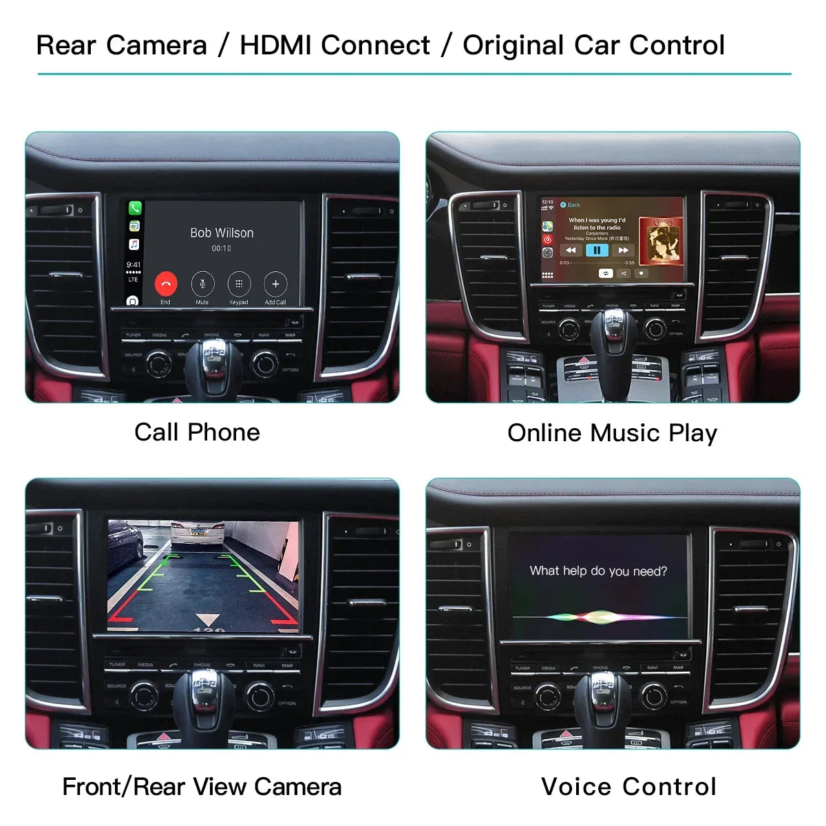 Upgrade Wireless Carplay Module Android Auto Adapter For PCM3.1 Porsche Panamera Cayenne M