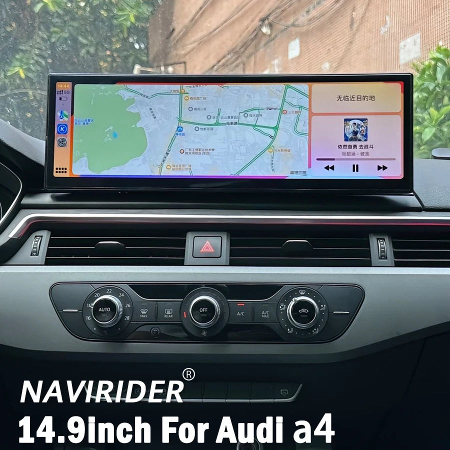 Android Auto14.9inch 2560*720 For Audi A4 A5 A4L 2017 - 2019 Car Radio CarPlay Car Multime