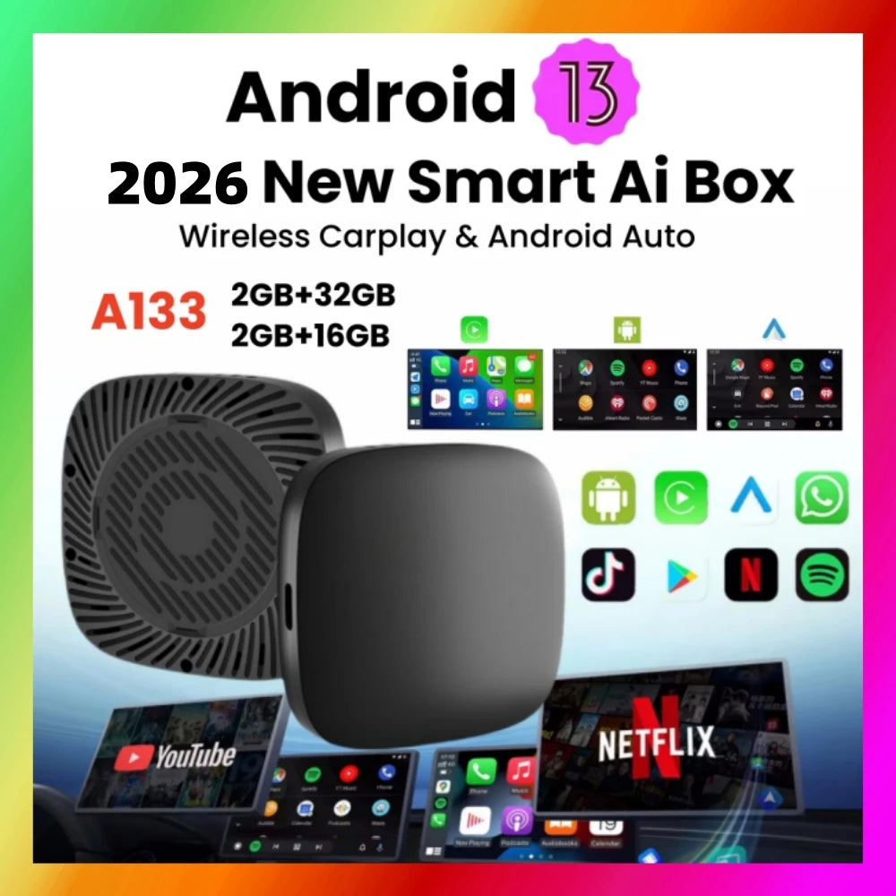 Carplay AI Box Android 13 Wireless Android Auto For Youtube Netflix Toyota Mazda Hyundai H | AUTOKITSHOP