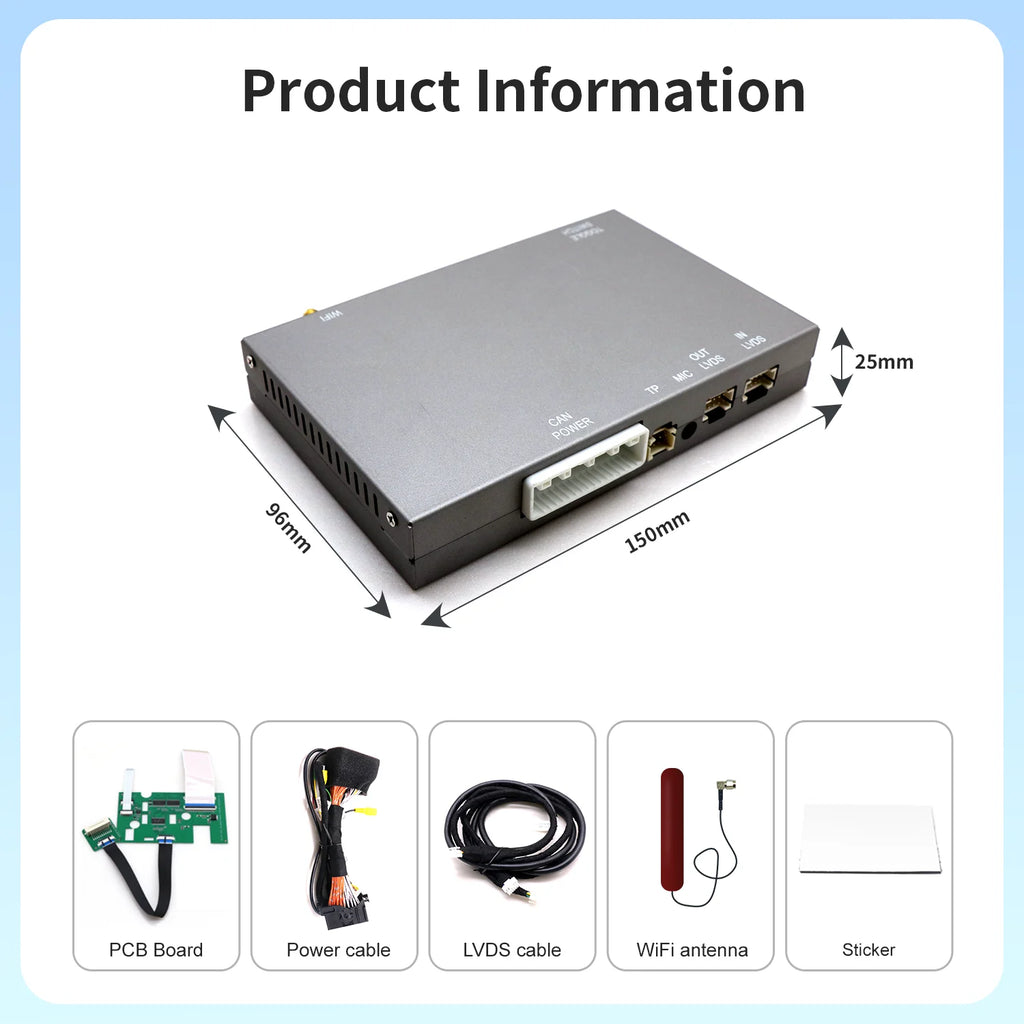 Wireless Apple CarPlay Retrofit Kit For Dodge Challenger Chrysler 300C Jeep 2014-2019 Andr | AUTOKITSHOP