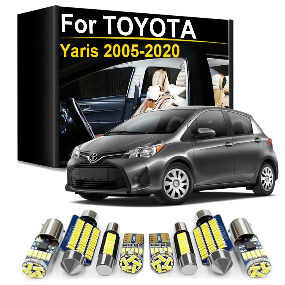 LED Interior Light Kit for Toyota Yaris - Canbus Error-Free Bulbs | AUTOKITSHOP