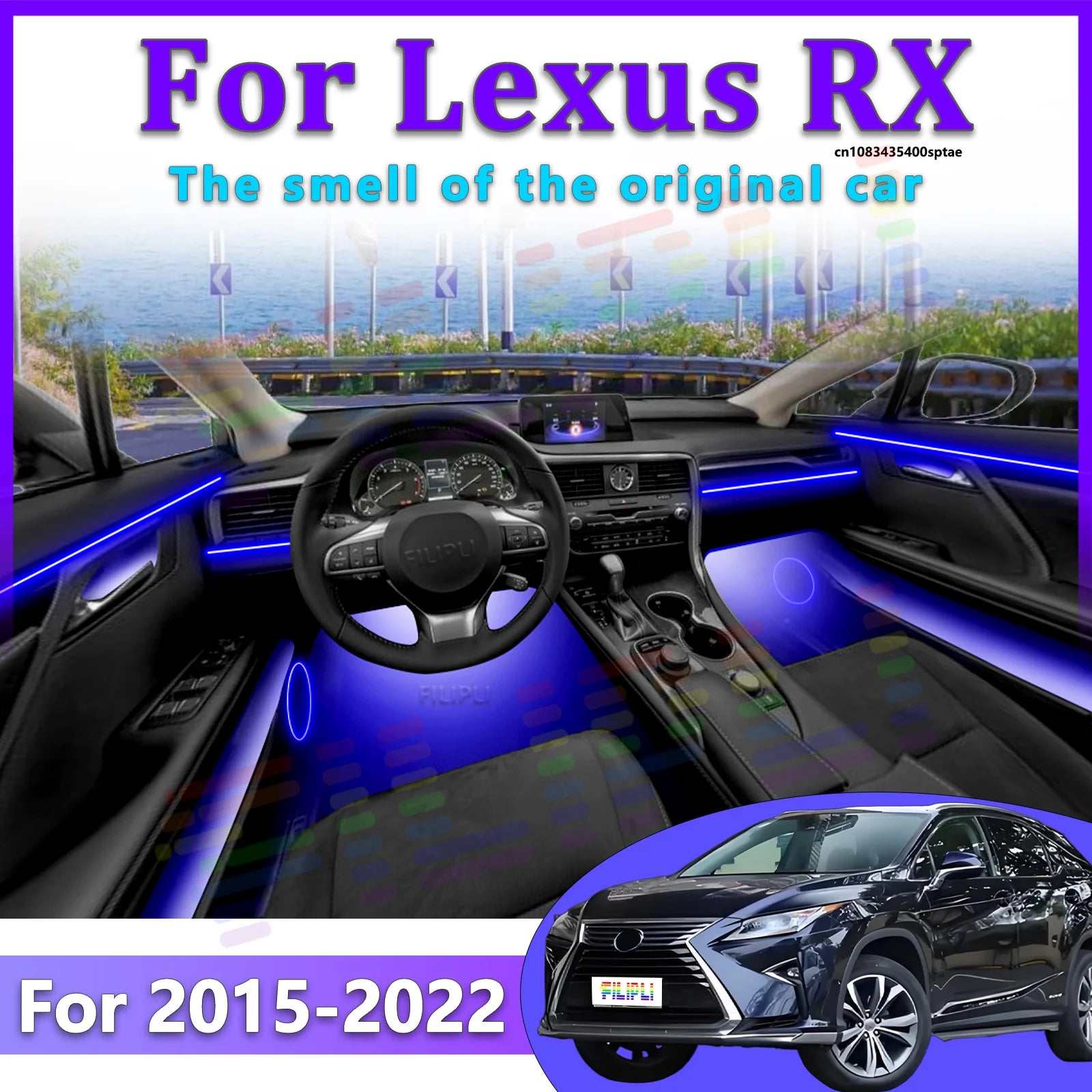 RGB - Ambient Light - for Lexus 2015-2022 - Car Interior Lighting | AUTOKITSHOP