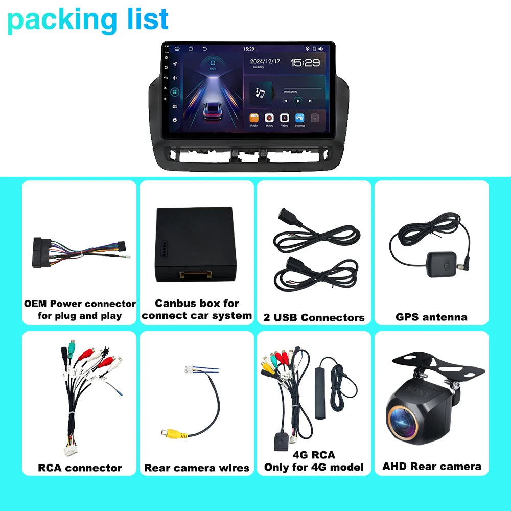 Carplay For Seat Ibiza 2012-2015 Android Auto Car Radio Head Unit Video Player Multimedia