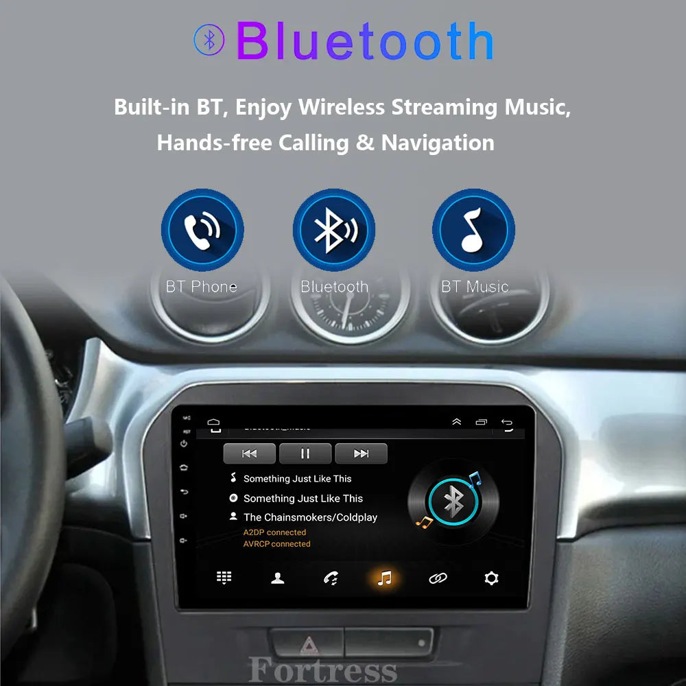 Android 16 For Suzuki Vitara 4 2017 - 2022 Car Radio Multimedia Video Player GPS Navigatio
