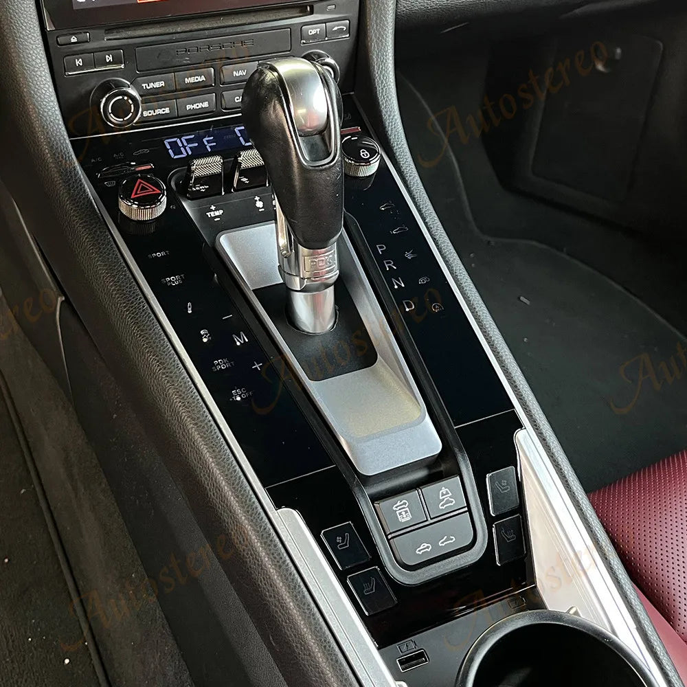 Car Digital Console Front AC Panel Full Touch for Porsche Boxster Cayman 718 2016-2023 Mul
