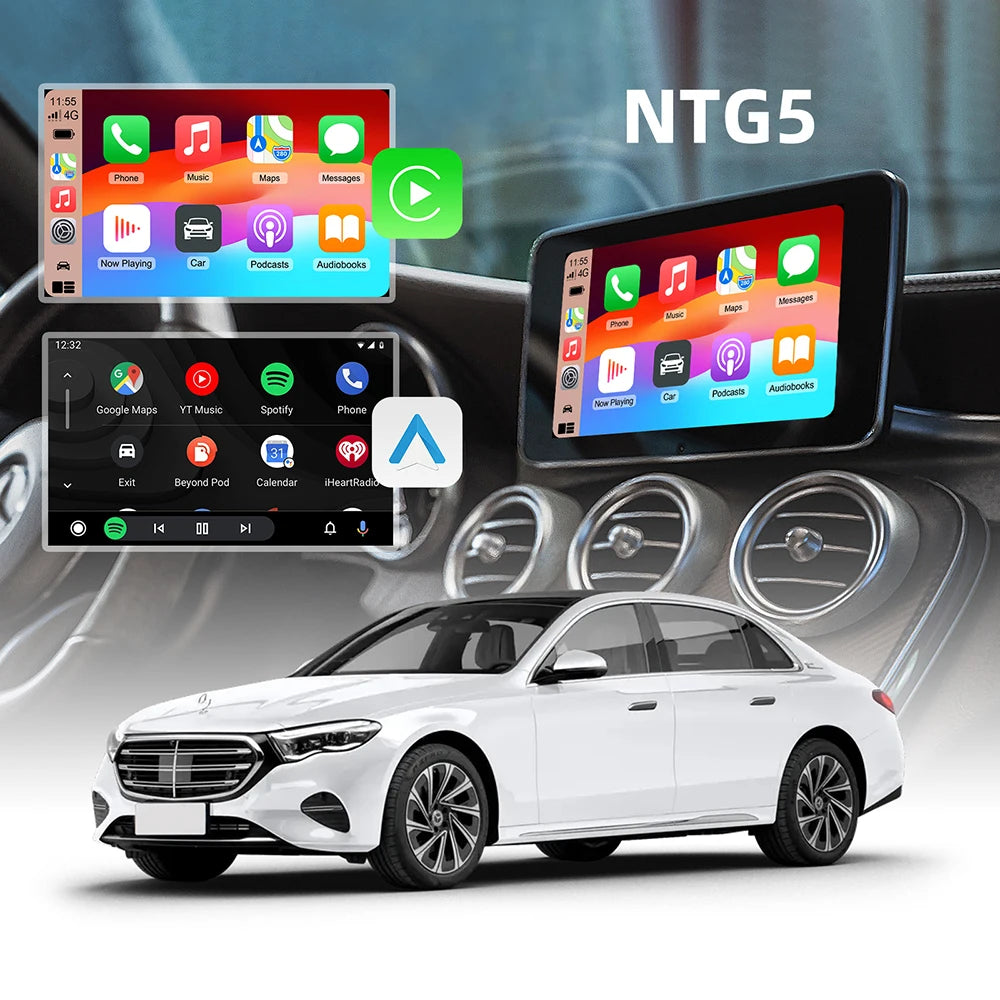 Wireless CarPlay Android Auto for Mercedes Benz A CLA GLA C-Class W205 GLC 2015-2018 with  | AUTOKITSHOP