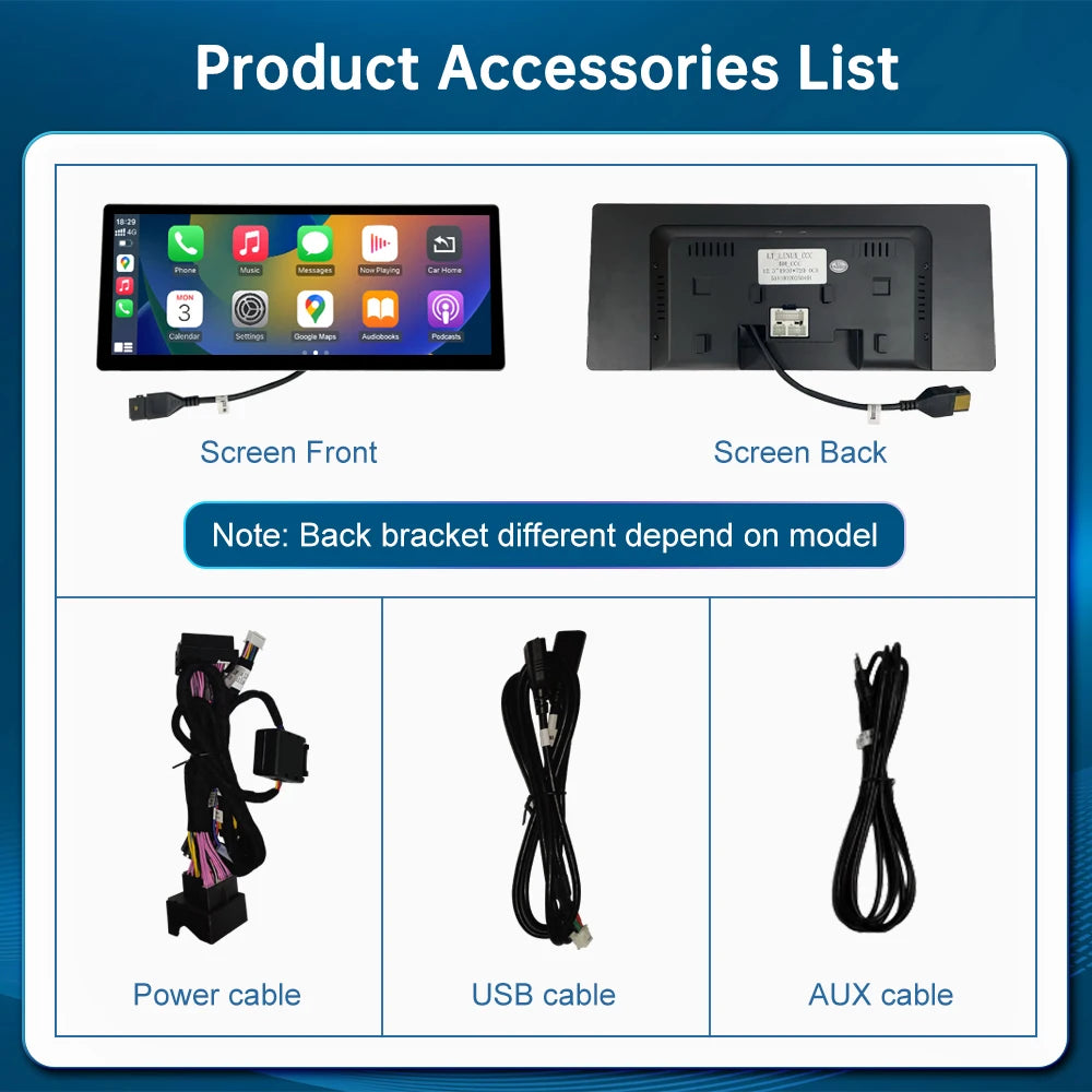 12.3'' Ultra-thin Wireless CarPlay Touch Screen Multimedia Display For BMW 3 Series E90 E9 | AUTOKITSHOP