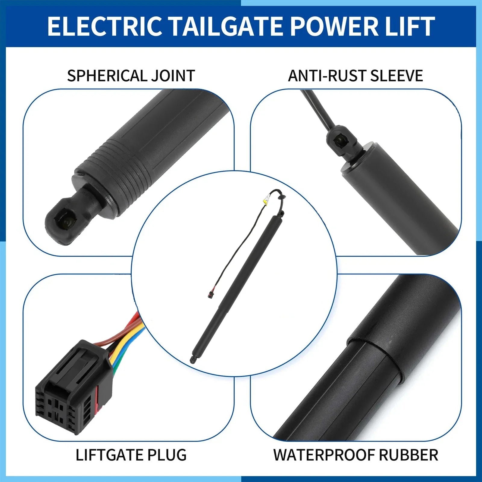 LR114632 LR160926 Tailgate Support Rod Rear Tailgate Strut Electric Support Struts For 201 | AUTOKITSHOP