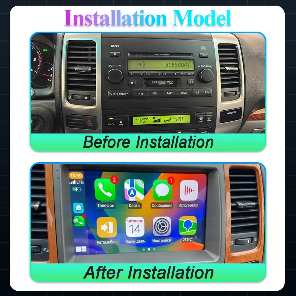 Android 16 For Lexus Gx470 2002-2009 Car Radio Carplay Auto Multimedia Video Player Stereo | AUTOKITSHOP