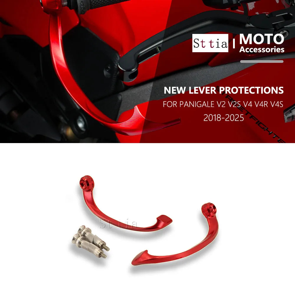 PANIGALE V2 V4 Brake Handle Protects For Ducati Panigale V2S V4S V4SP 2018-2025  for V2S V4S V4 2018-2025 - Automotive L