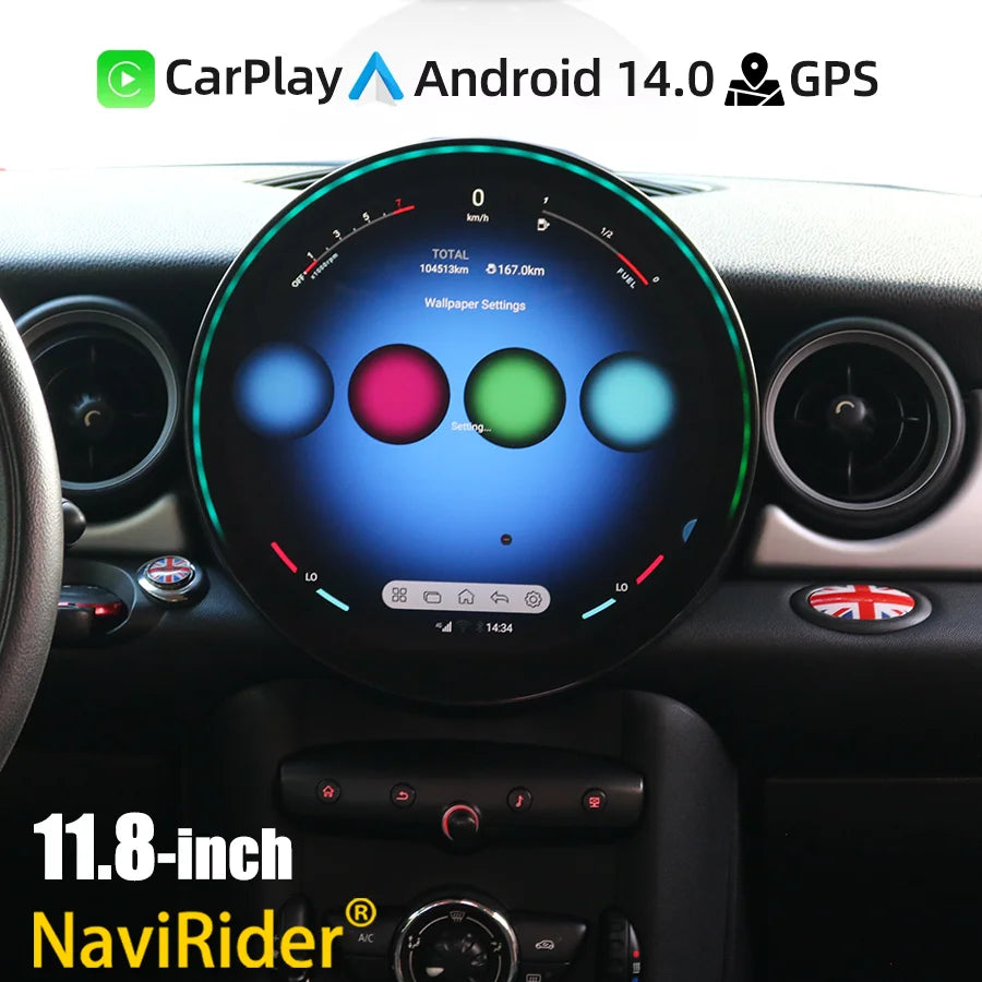 Auto Carplay Android Screen For BMW Mini One R56 R57 R58 R60 Cooper S 2007-2014 Car Radio  | AUTOKITSHOP