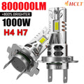 Ampoule Led H7 H4 9003 HB2 LED CANBUS Headlights 6000K White Wireless Plug And Play Automo