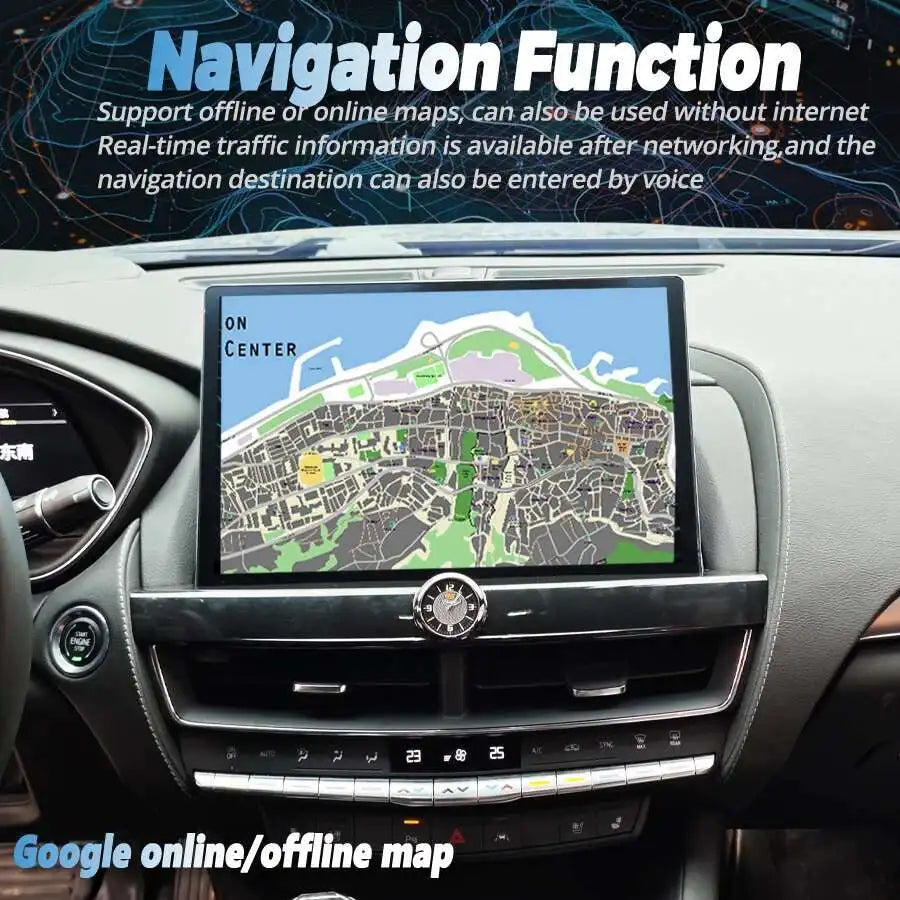 Android Auto GPS 13.3inch Touch Screen For Cadillac CT5 CT6 2020-2023 Car Radio Car Video  | AUTOKITSHOP