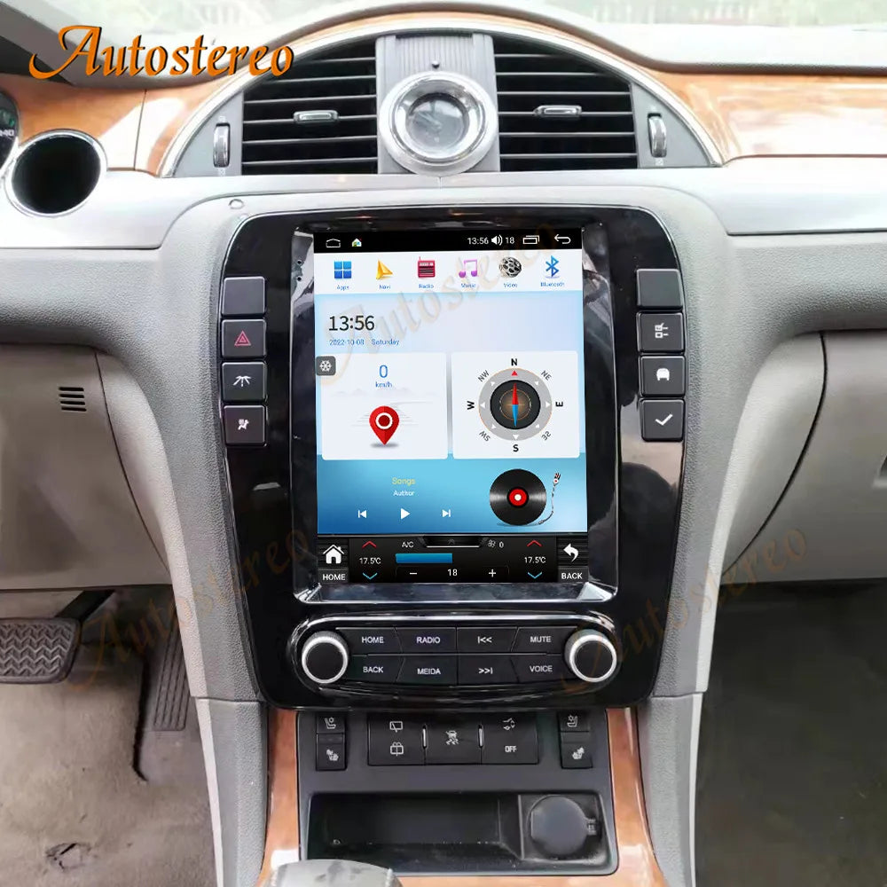Android 14 Carplay For Chevrolet Traverse Tesla Style Car Multimedia Player GPS Navigation