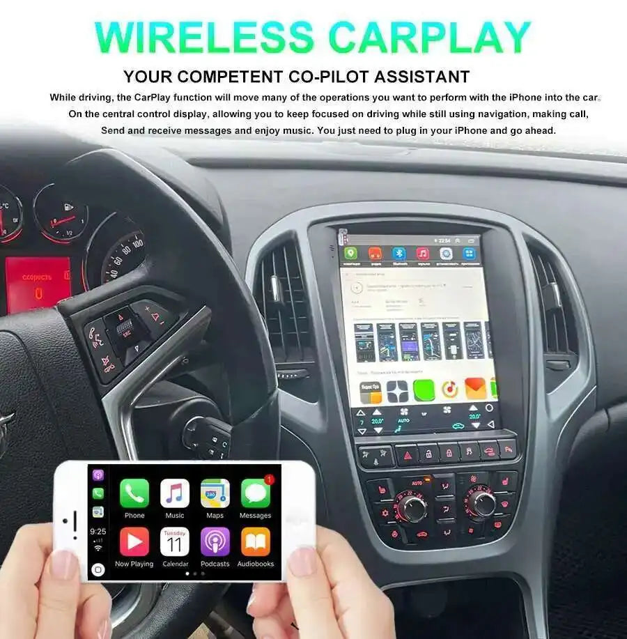 10.4" Touch Screen Android 15 Car Radio For Buick Excelle For Opel Astra J 2008-2014 With  | AUTOKITSHOP