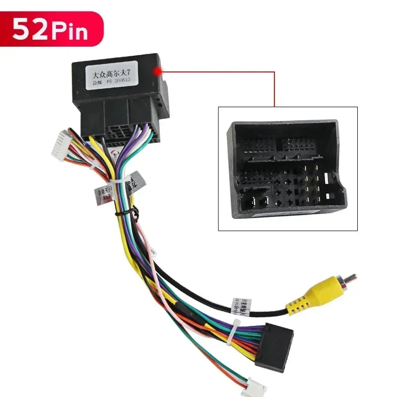Android Radio Cable for Volkswagen Golf 5 6 Polo Passat Tiguan Jetta Touran Skoda Steering | AUTOKITSHOP