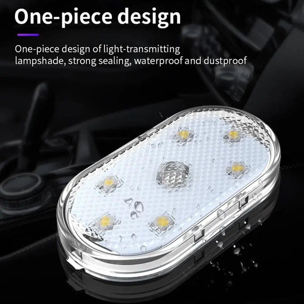 Car Roof Light Reading Light Ambient Light LED Touch Sensor USB Charging Emergency Light Upgraded Version