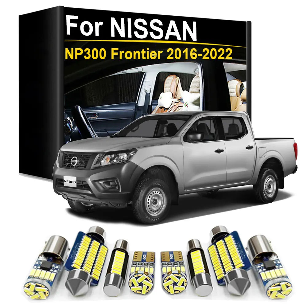 LED Interior Light Kit for Nissan NP300 Frontier - Canbus Error-Free Bulbs | AUTOKITSHOP