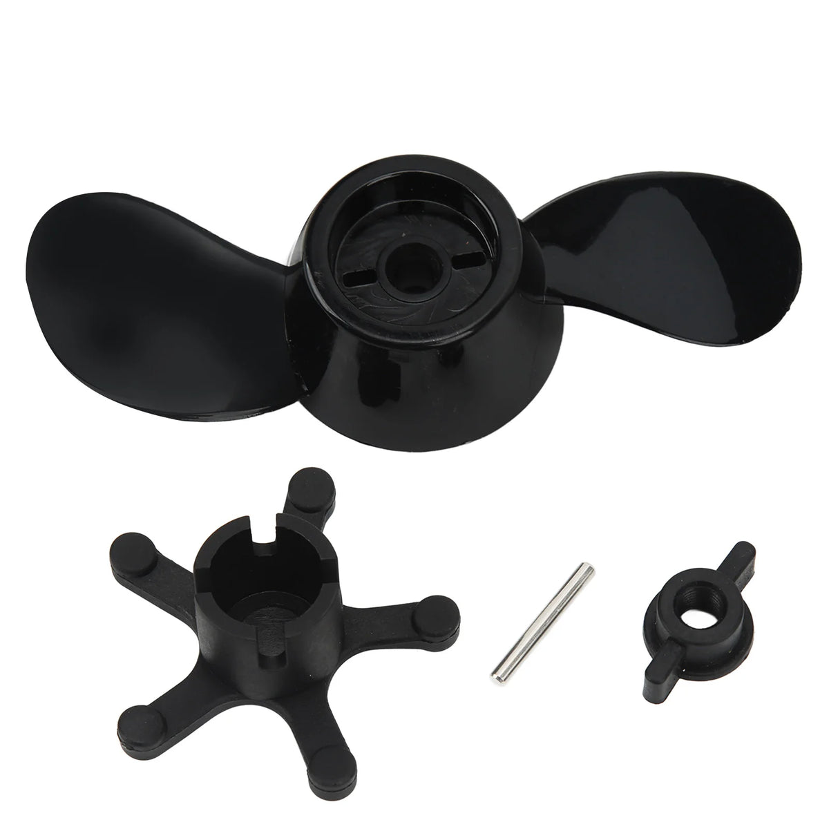 Boat Propeller Kits Propeller Thickened Plastic 2 Blade Replacement Propeller for 12V 24V Engine - Automotive LED Light