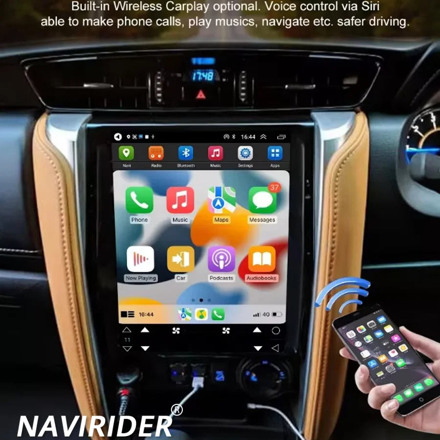 RHD LHD Carplay Radio For TOYOTA Fortuner HILUX Revo 2016-2022 2Din TouchScreen Multimedia | AUTOKITSHOP