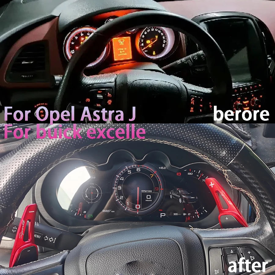 12.3" LCD Instrument Cluster For Opel Astra J For Buick Excelle 2010-2014 Virtual Cockpit