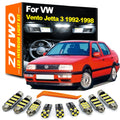 ZITWO 12Pcs LED Bulb Interior Map Reading Light Kit For VW Volkswagen Jetta Vent for VW MK3 - Canbus LED Car Light