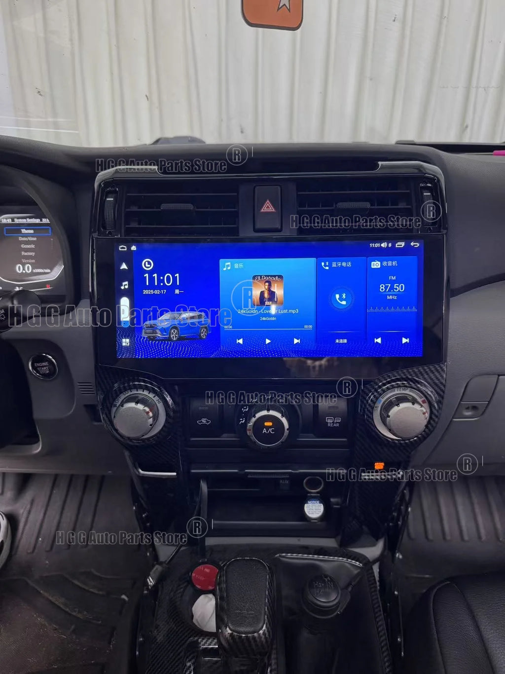 hgg 12.3" Car Radio For Toyota 4Runner 2010 2011 2012 2013-2023 Multimedia Video Player St