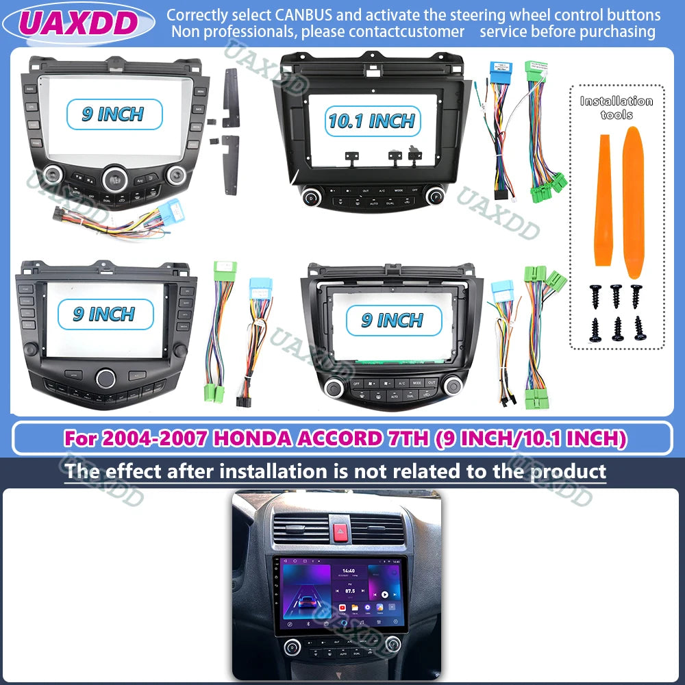 9 10.1Inch Adapter Android Dash Fitting Panel Kit Car Radio DVD Player Fascias Frame For H